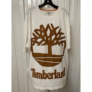 Vintage Timberland Is The Outdoors T Shirt Mens Size XL White Single Stitch 90s